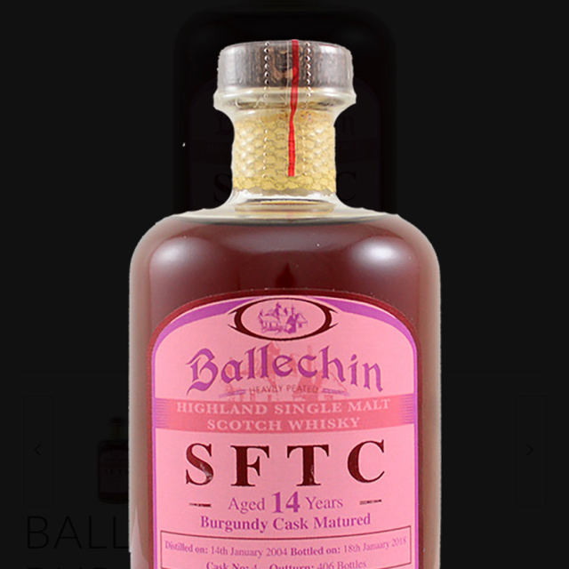 Ballechin 2004 14 Year SFTC Burgundy Cask Matured