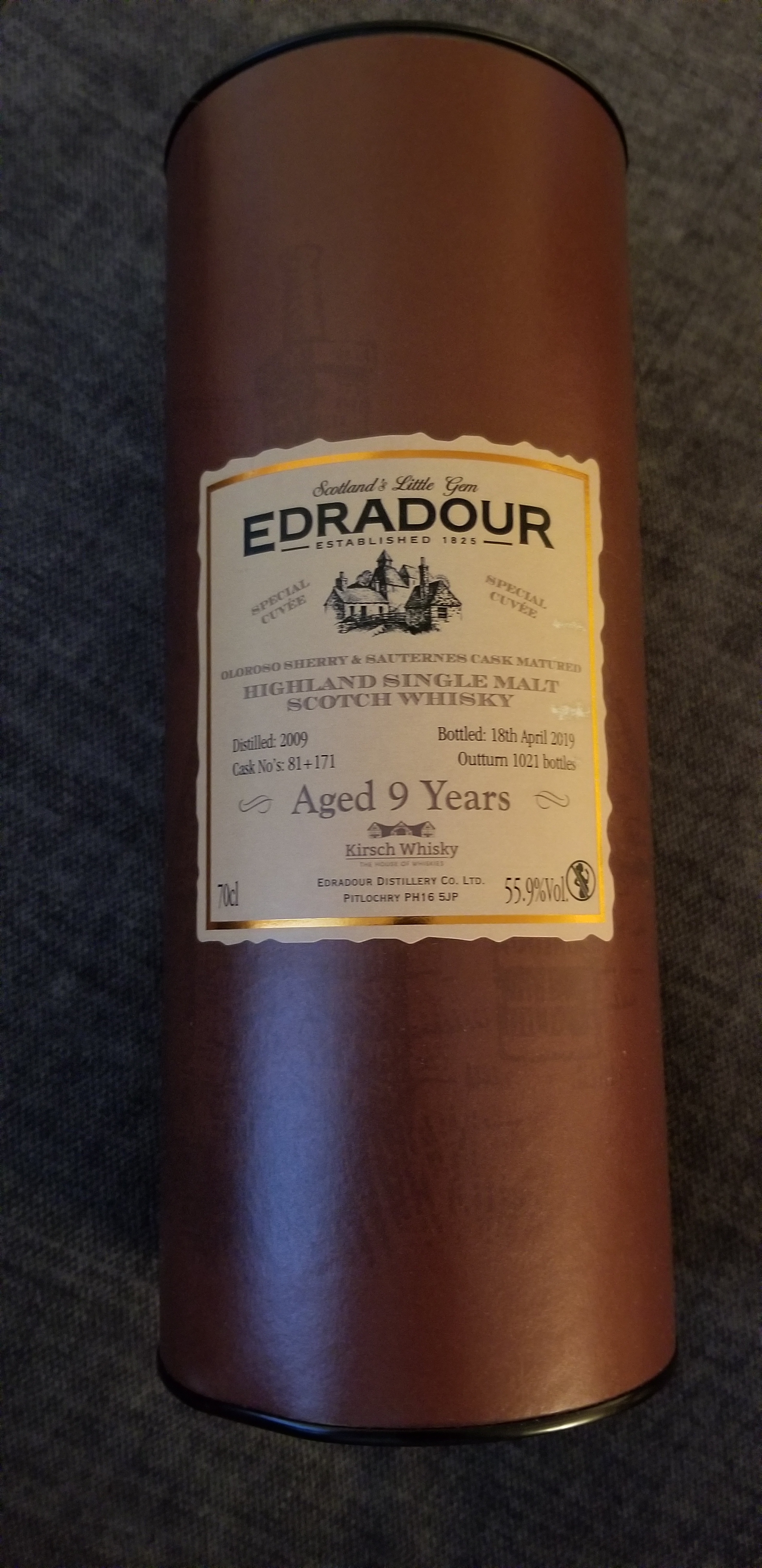 Edradour Cuvée 9 year
