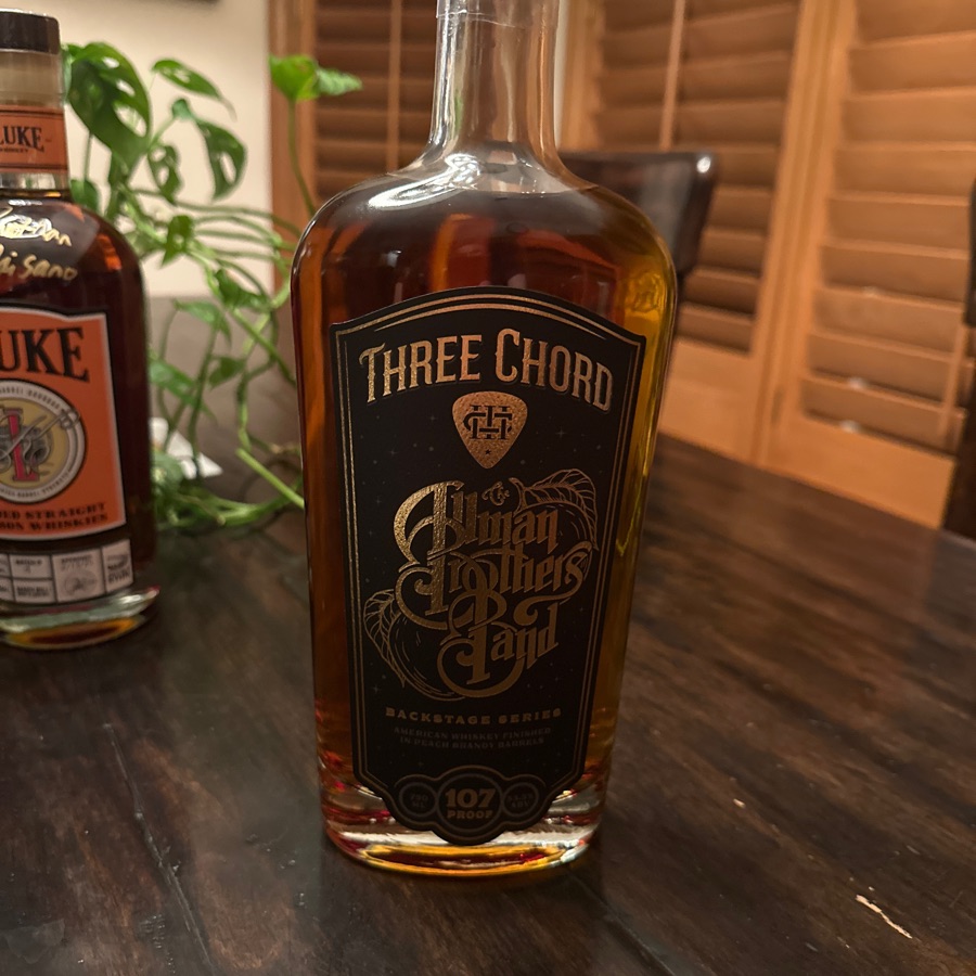Three Chord Backstage Series The Allman Brothers Band American Whiskey Finished in Peach Brandy Barrels