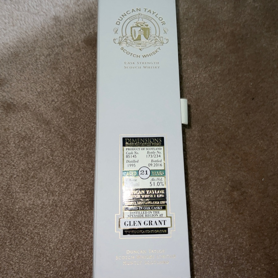 Duncan Taylor - Glen Grant 21 Year - Cask Strength