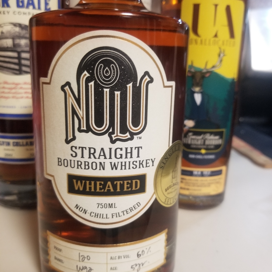 Nulu wheated bourbon whiskey "snickers cigar "