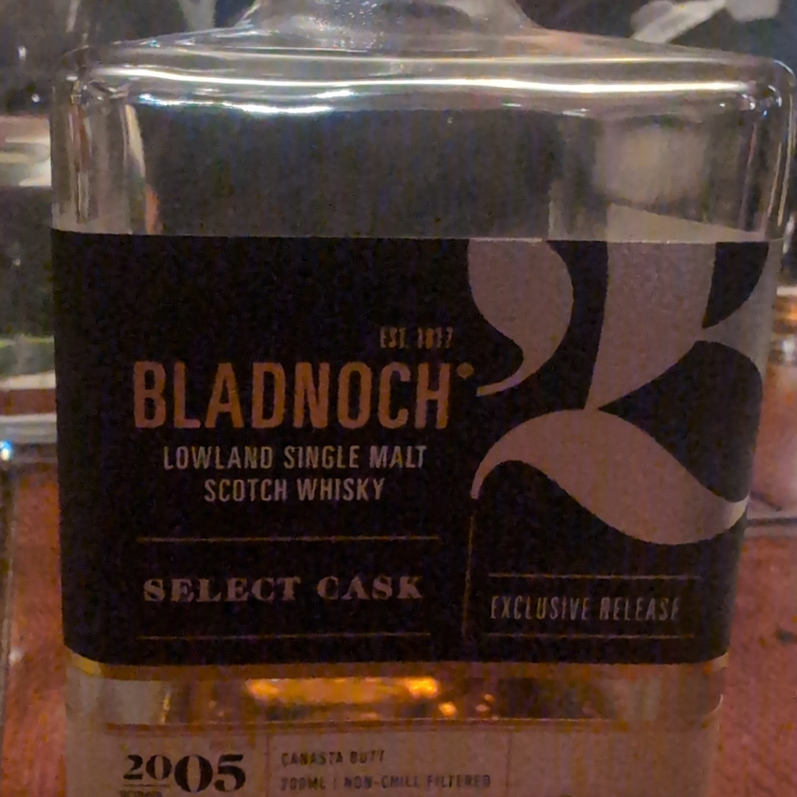 Bladnoch 2005 Single Cask Canasta Butt #1006 TWS Exclusive