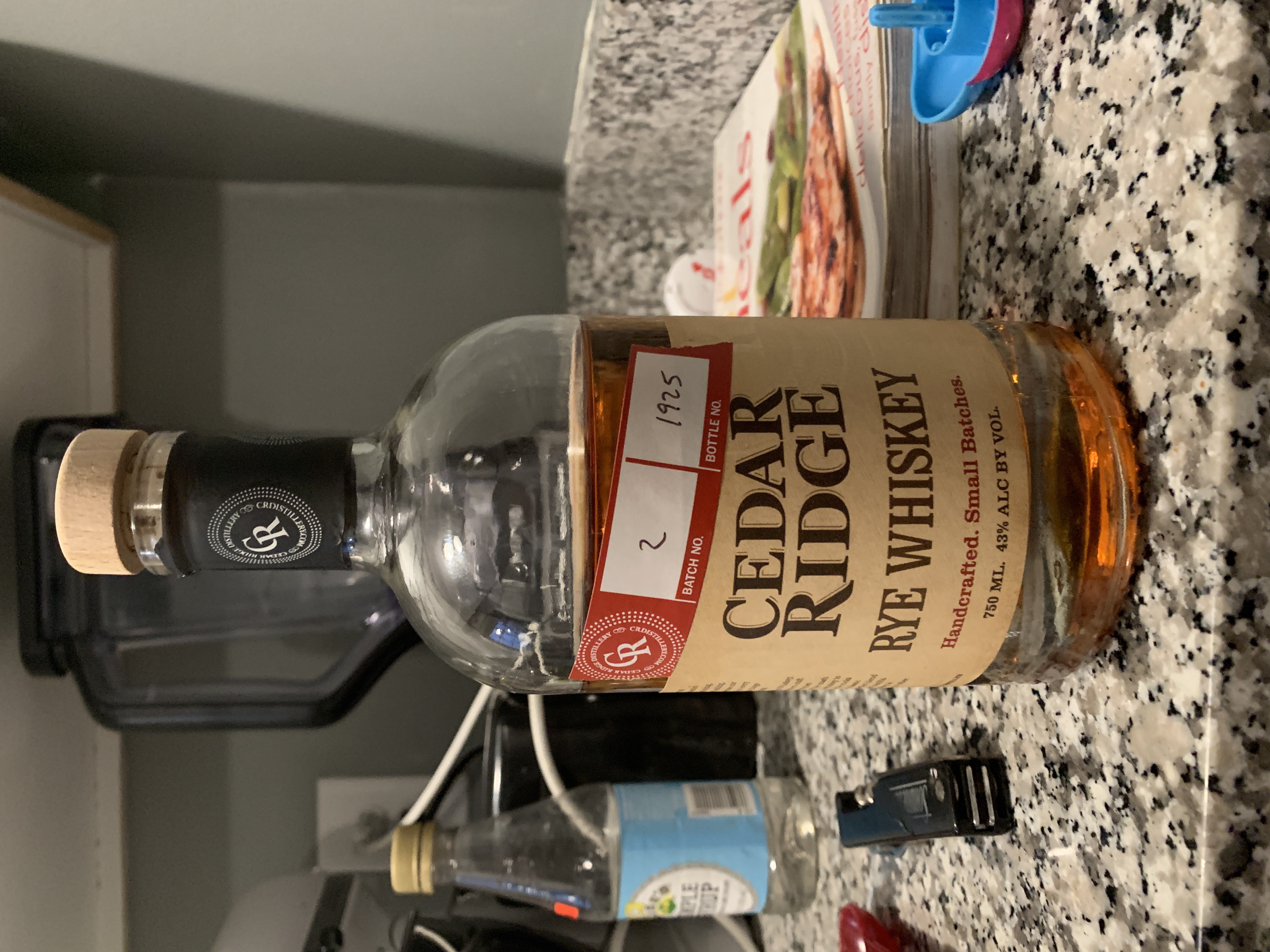 Cedar Ridge Rye Whiskey