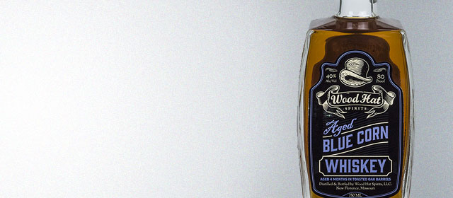 Wood Hat Aged Blue Corn Whiskey