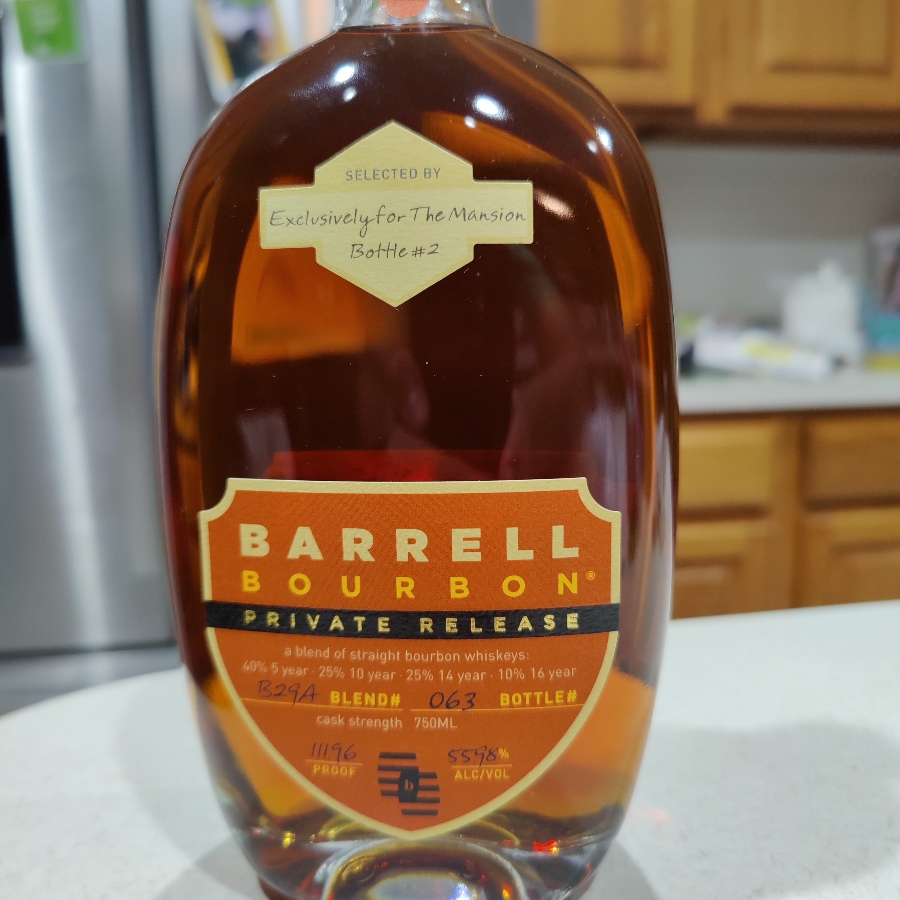 Barrell Bourbon Private Release Blend #B29A