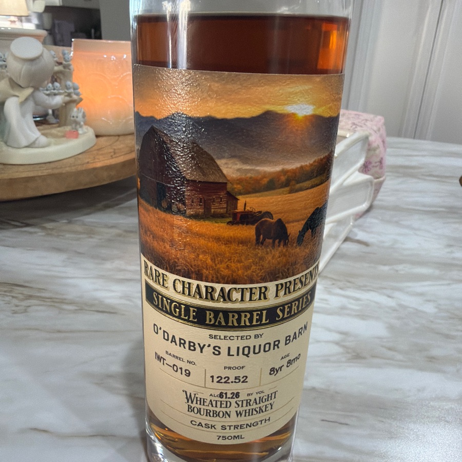 rare character presents single barrel series cask strength