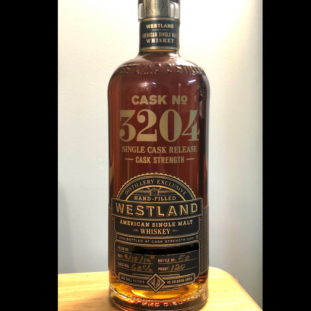 Westland American Single Malt Single Cask Release #3204