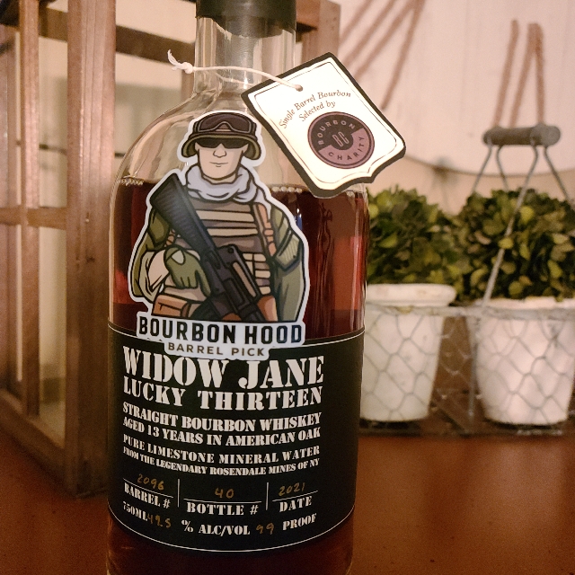 Widow Jane Lucky Thirteen Single Barrel "Bourbon Hood Pick"