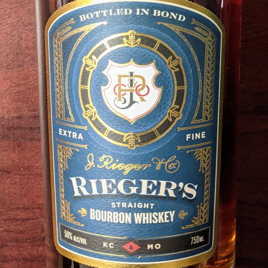 J. Rieger Straight Bourbon Whiskey Bottled in Bond