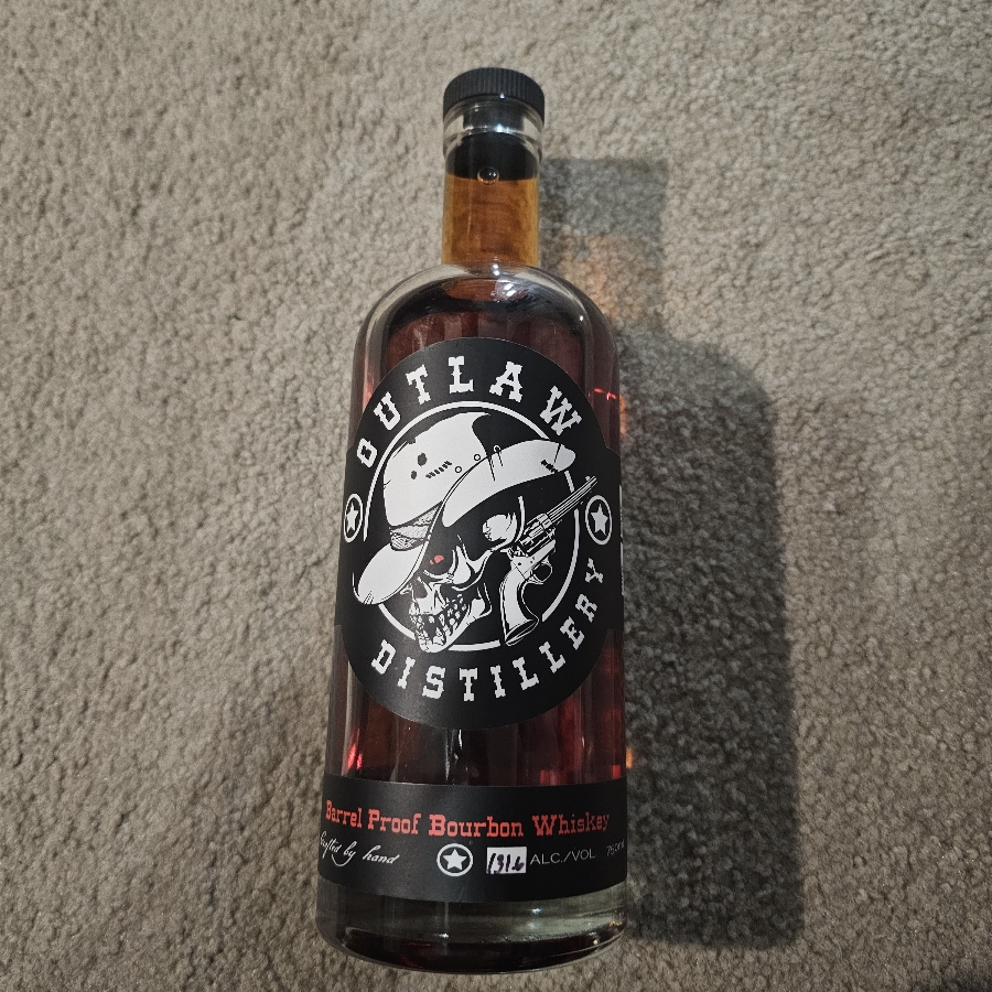 Outlaw Distillery Barrel Proof Bourbon
