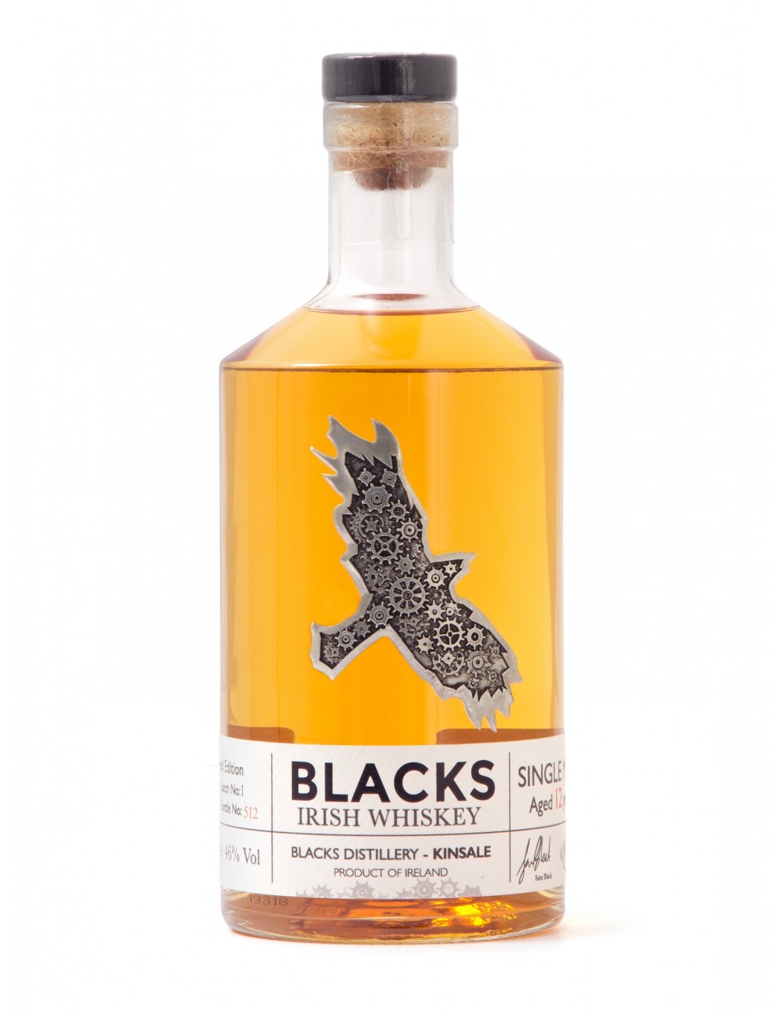 Blacks 12 Year old Single Malt Irish Whiskey