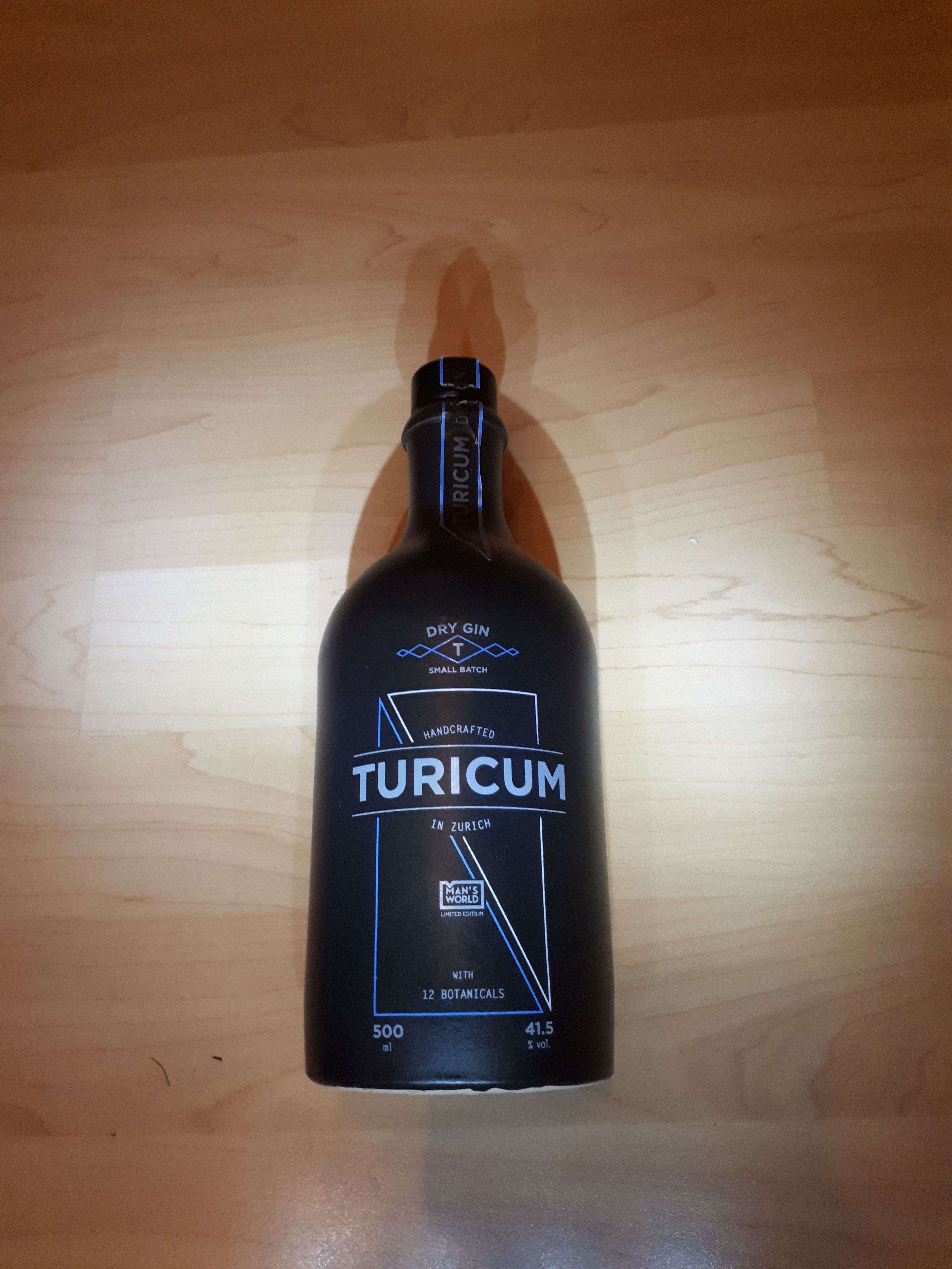 Turicum Dry Gin Small Batch Man's World Edition