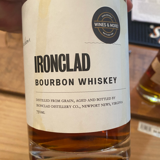 Ironclad Missouri Toasted Oak Cask Bourbon Whiskey (Wines! and More, Milford, CT, Single Barrel Pick)
