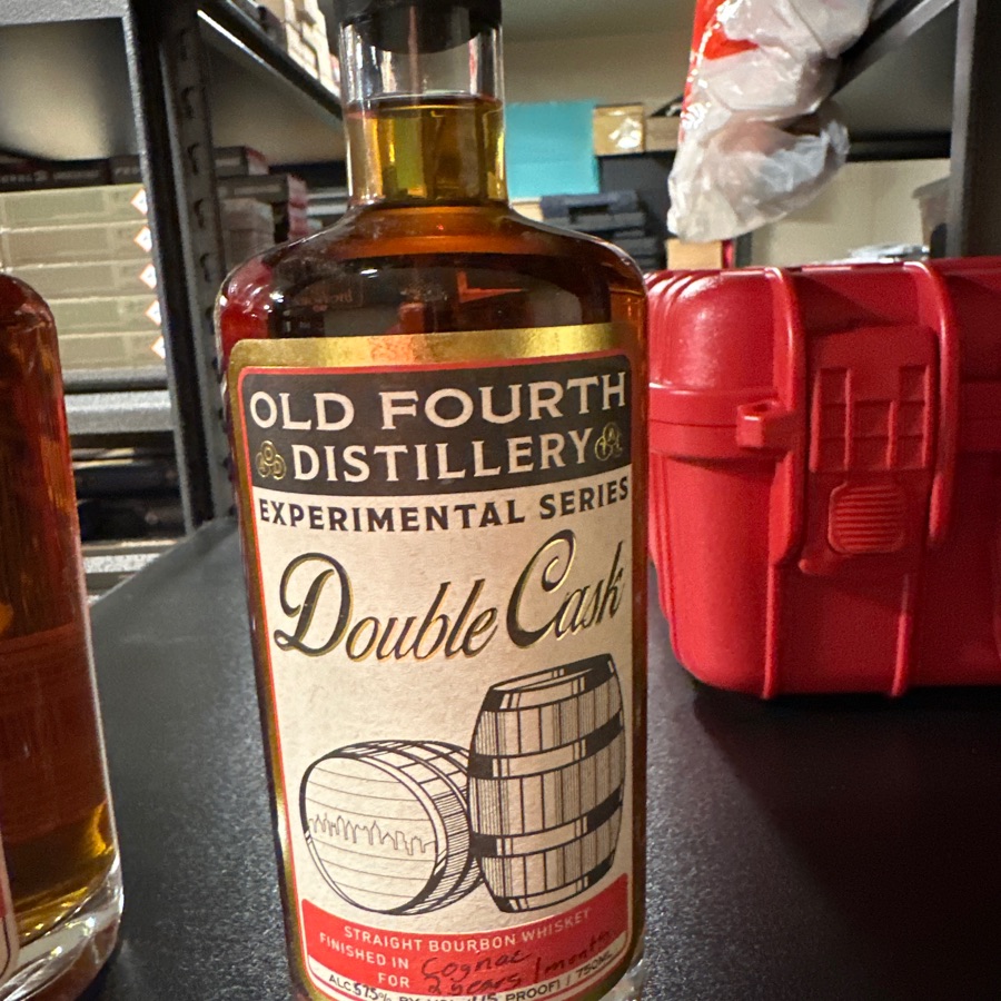 Old Fourth Distillery Experimental Series Double Cask Straight Bourbon Whiskey Finished in Cognac Casks