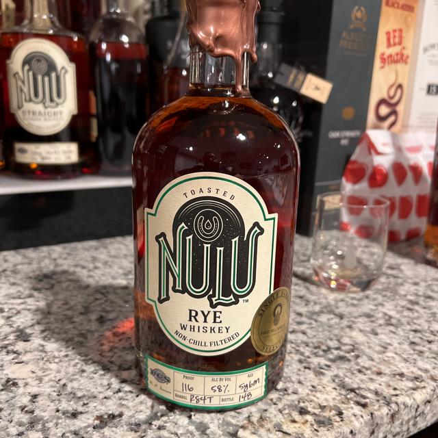Nulu Toasted Rye Single Barrel Select (First Fill Spirits)