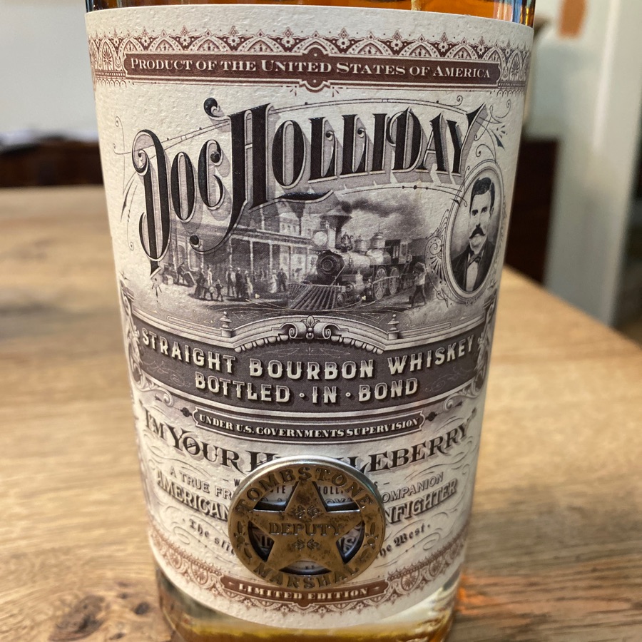 Doc Holliday Straight Bourbon Whiskey Bottled in Bond