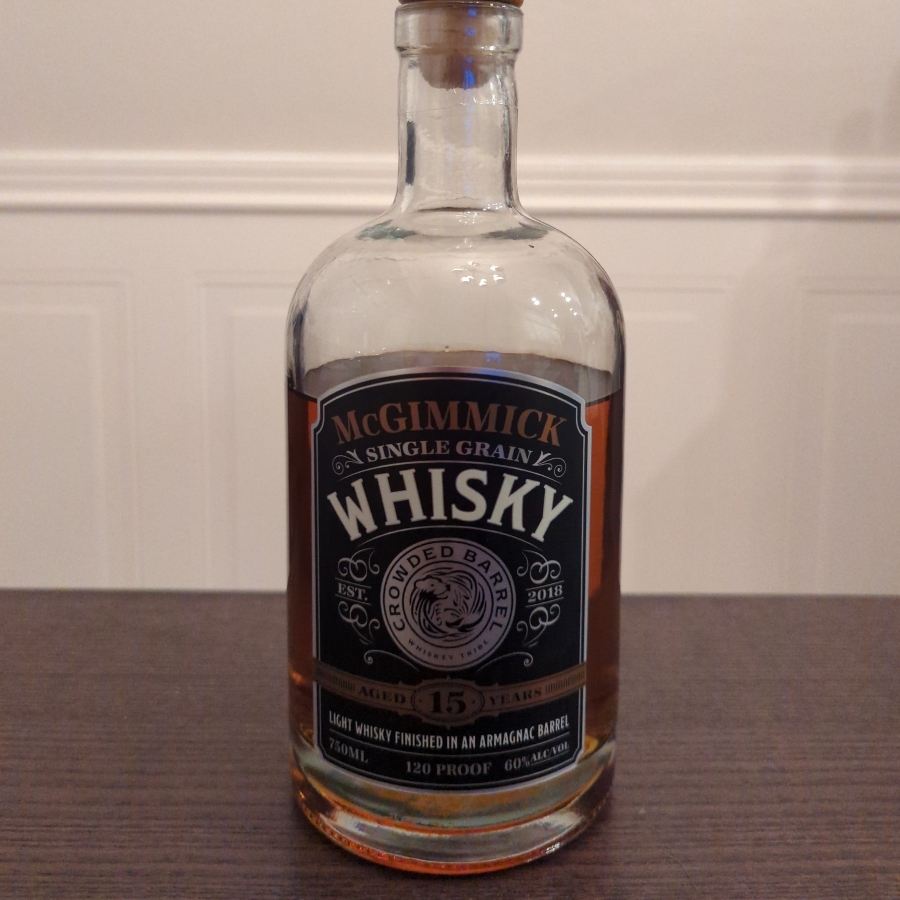 Crowded Barrel McGimmick Single Grain Whiskey Finished in an Armagnac Barrel