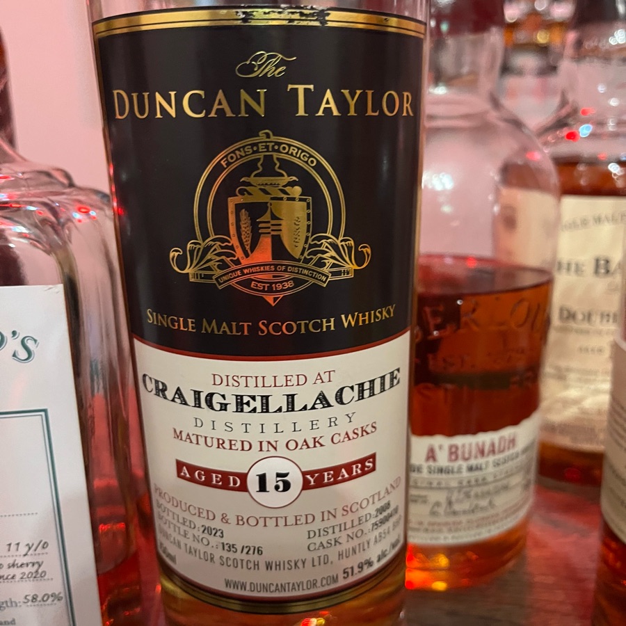 Craigellachie 2008 15 years (Duncan Taylor)