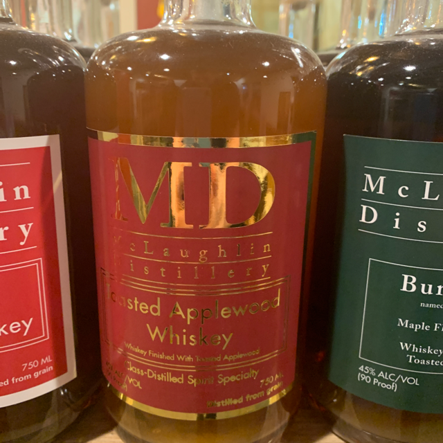 McLaughlin Distillery Toasted Applewood Whiskey