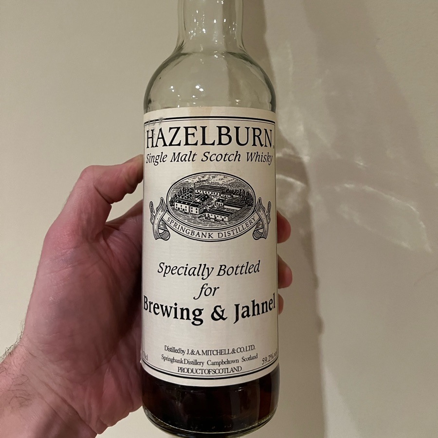 Hazelburn (1997) For Brewing & Jahnel 8 yr sib Oloroso