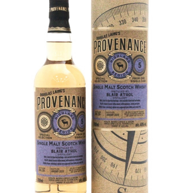 Blair Athol Sherry Matured 5 Year Old Provenance