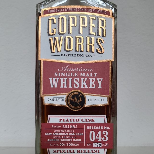 Copperworks American Single Malt (Release No. 043)