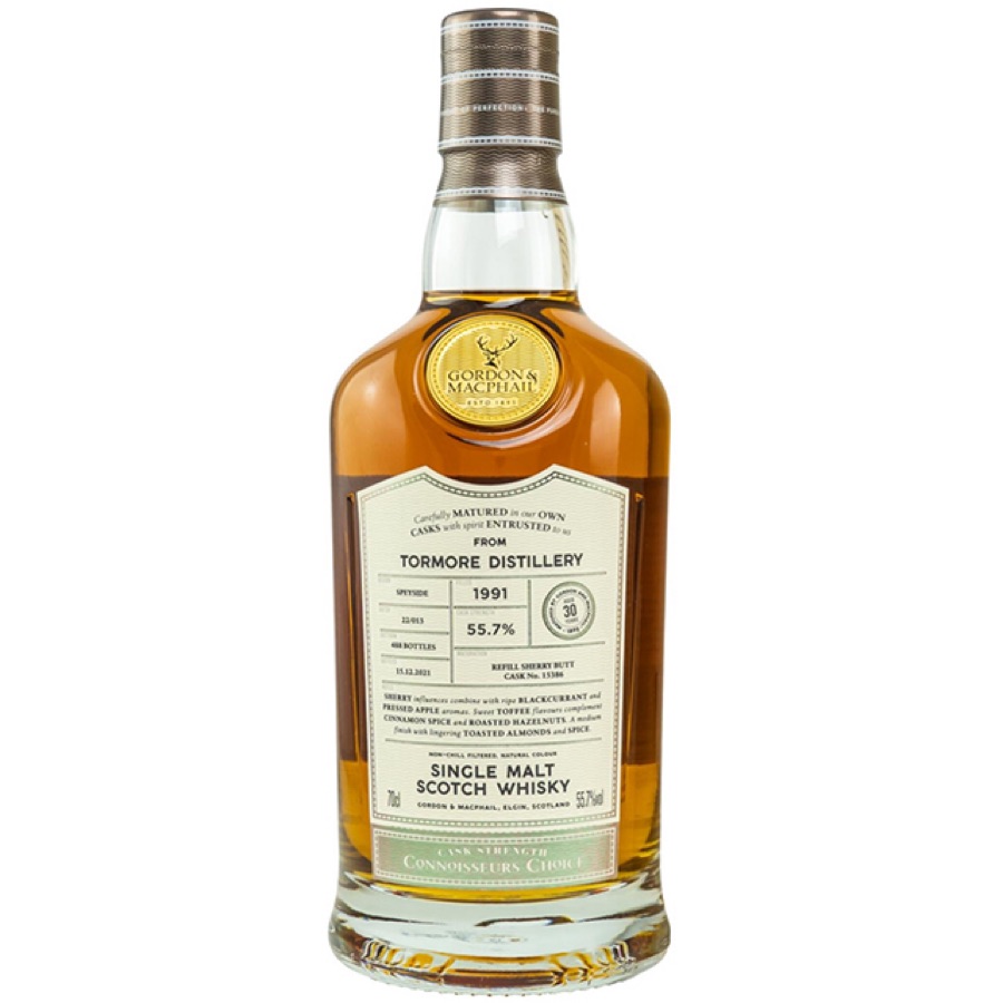 Tormore 30 year 1991/2021 Connoisseurs Choice Cask Strength (Gordon & MacPhail)