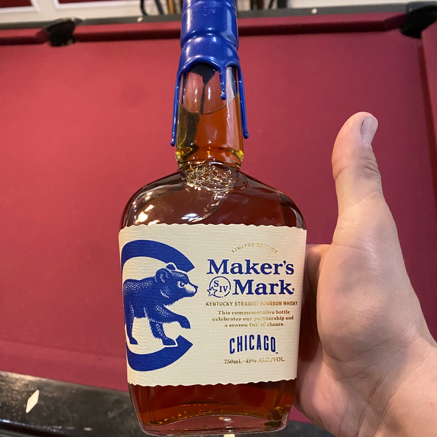 Makers Mark limited chicago cubs edition