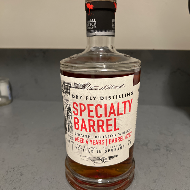 Dry Fly Straight Bourbon Specialty Barrel #747