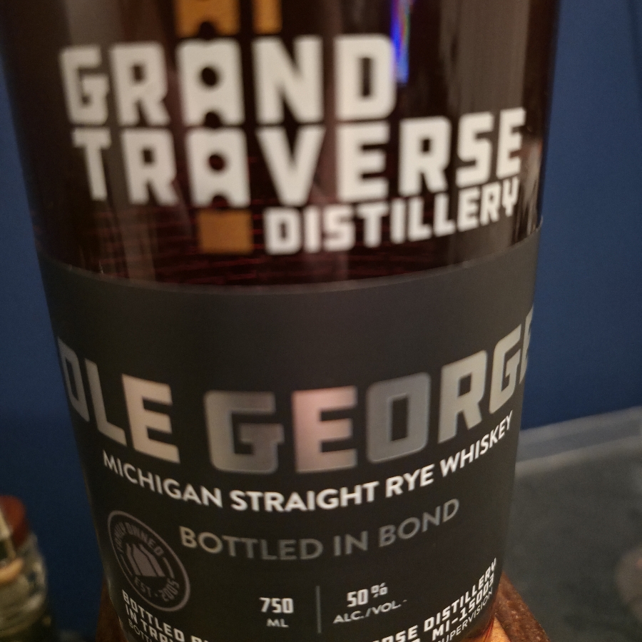 ole george michigan straight rye whiskey