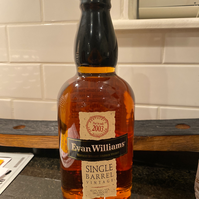 Evan William Single Barrel Vintage 2003