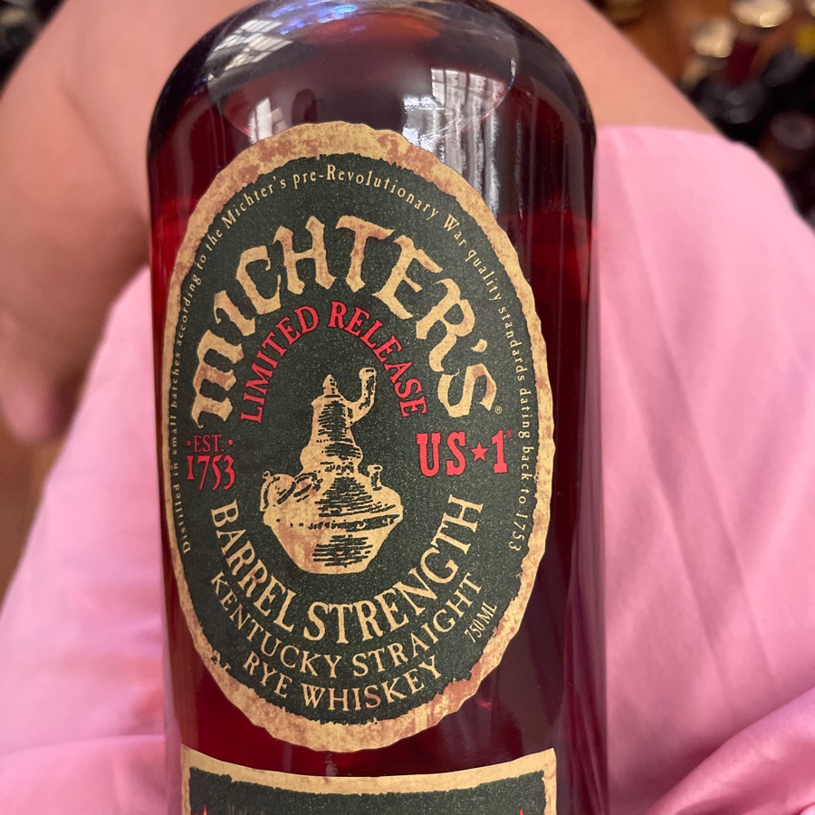 Michter's Limited Release Barrel Strength Rye