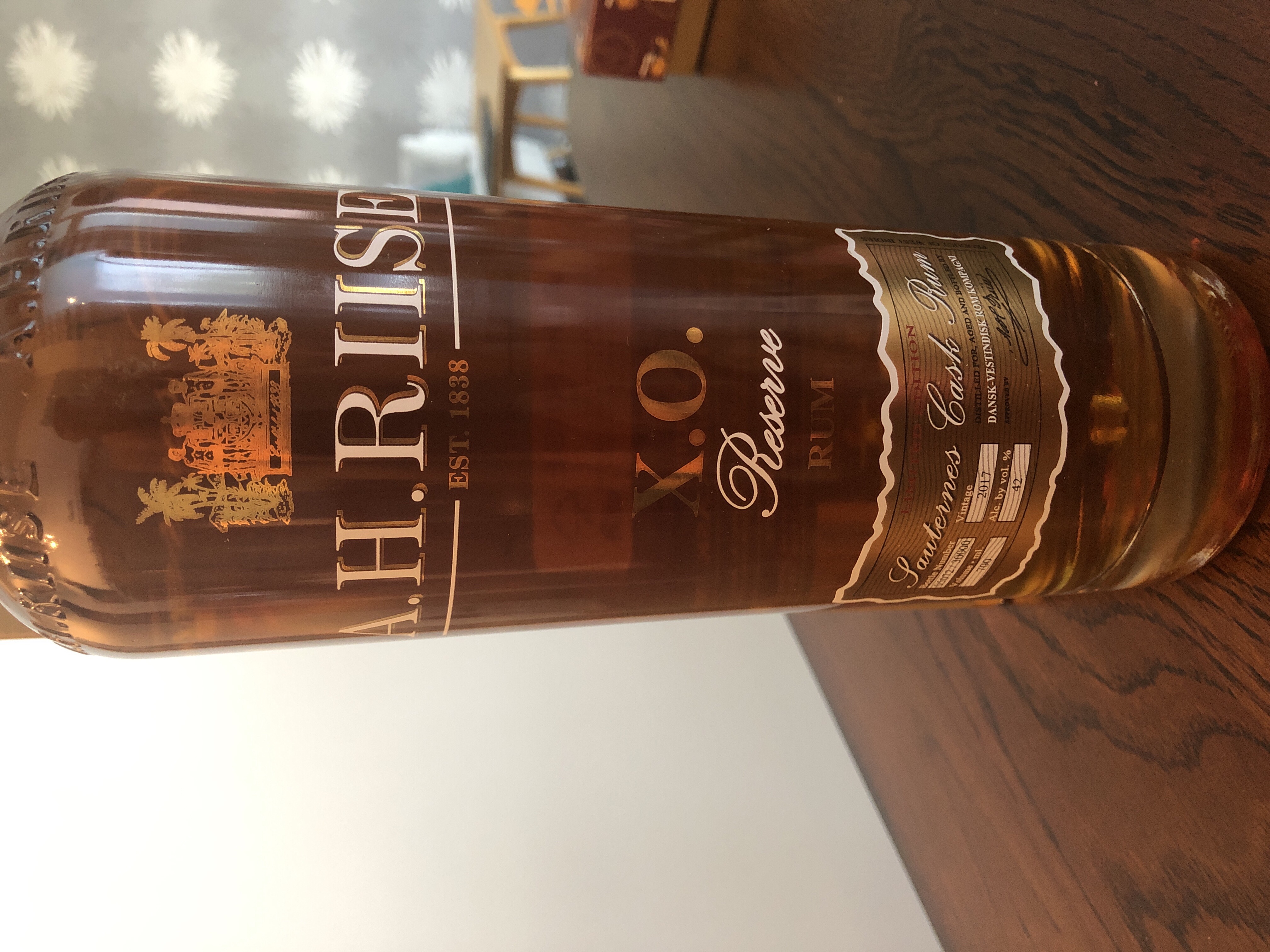 A.H. Riise XO Reserve Sauternes Cask