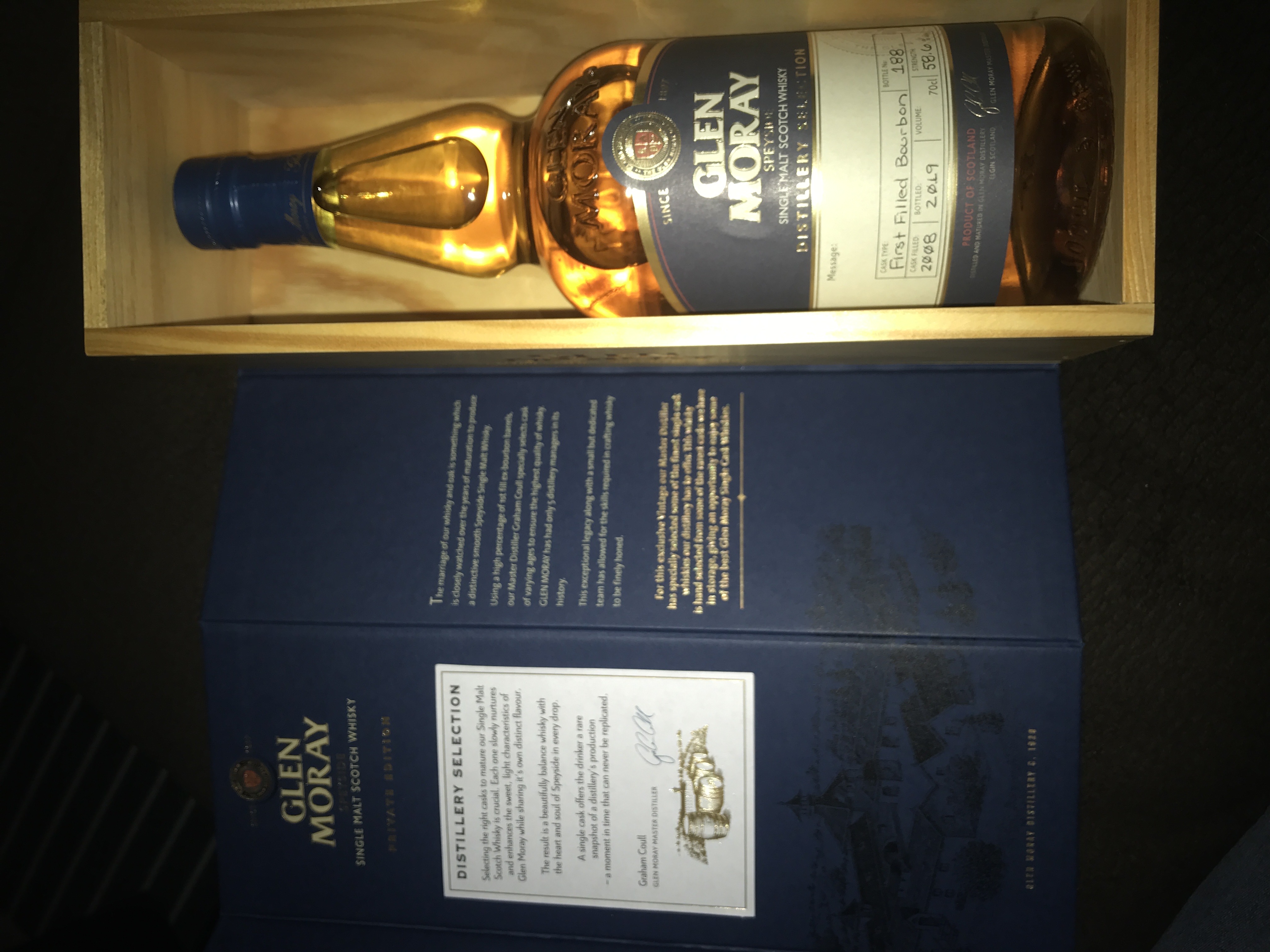Glen Moray Private Edition Hand Pour