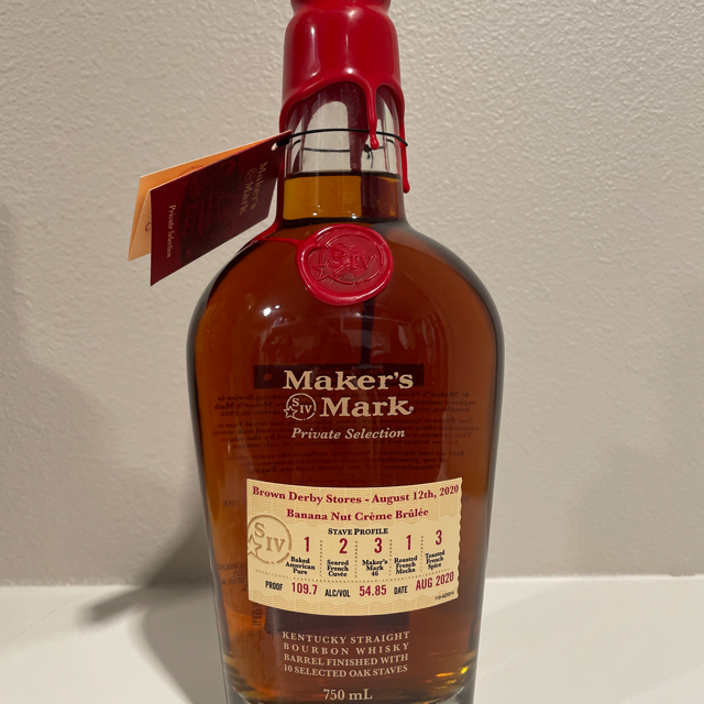 Maker's Mark Private Selection - Banana Nut Crème Brûlée