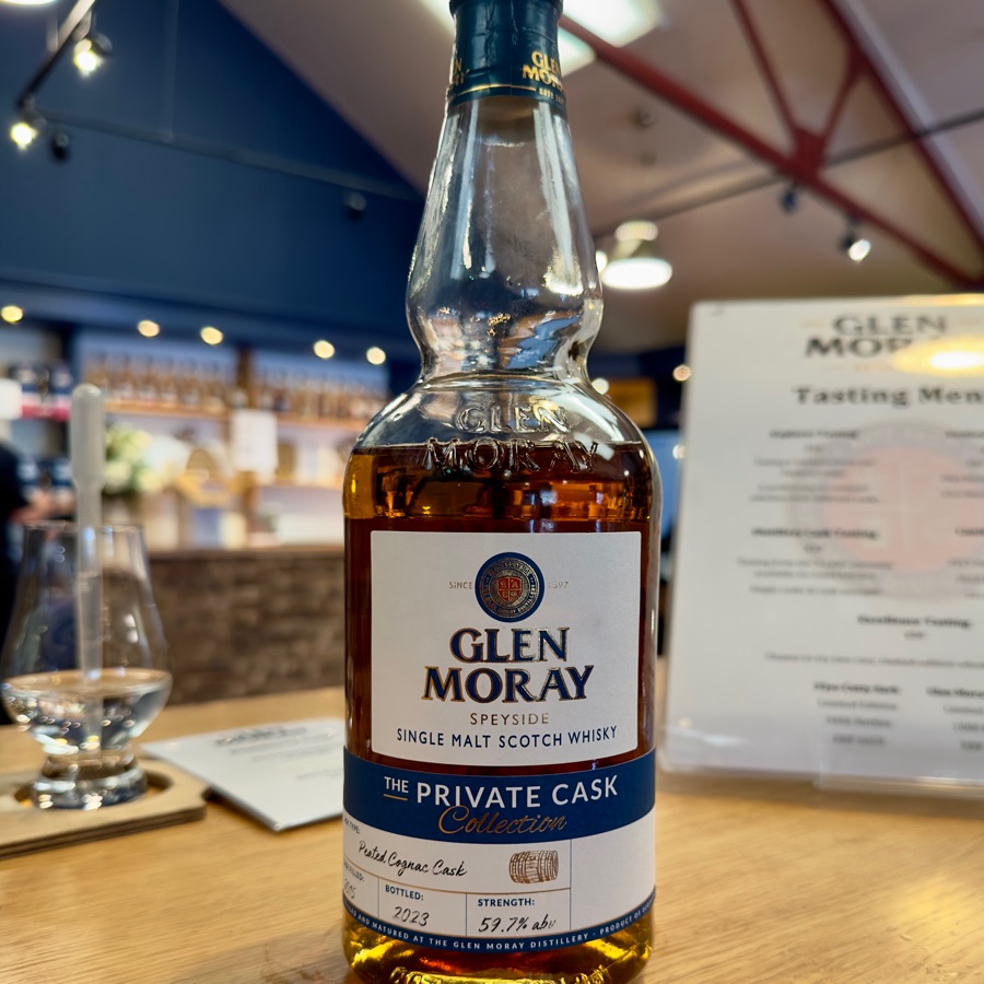 Glen Moray 8 year (2015/2024) peated cognac cask