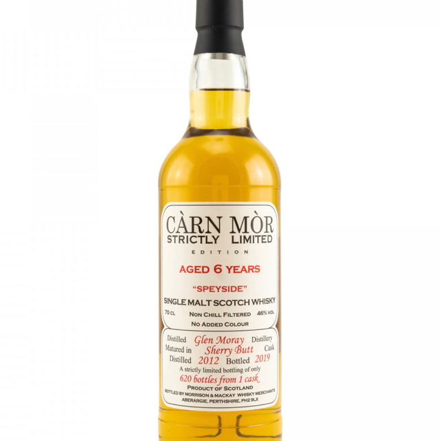 Glen Moray Carn Mor 2012/2019 6 Year Sherry Butt