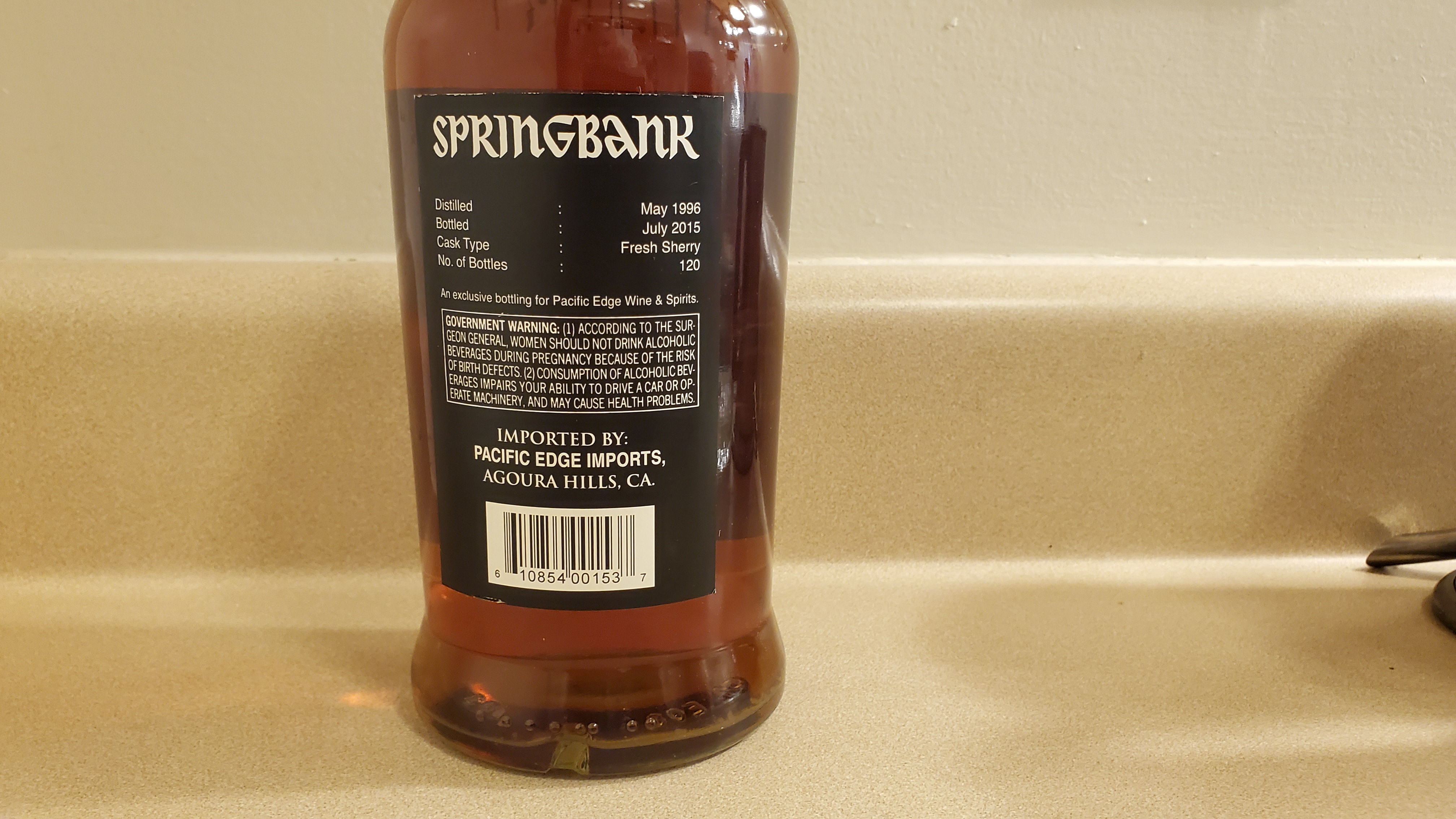 Springbank Single Cask 19 Year Fresh Sherry