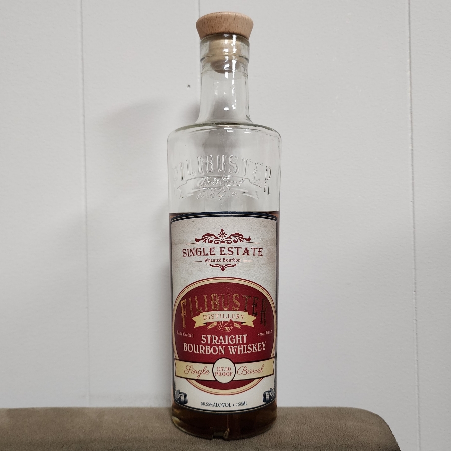 Filibuster Single Estate Wheated Bourbon Single Barrel