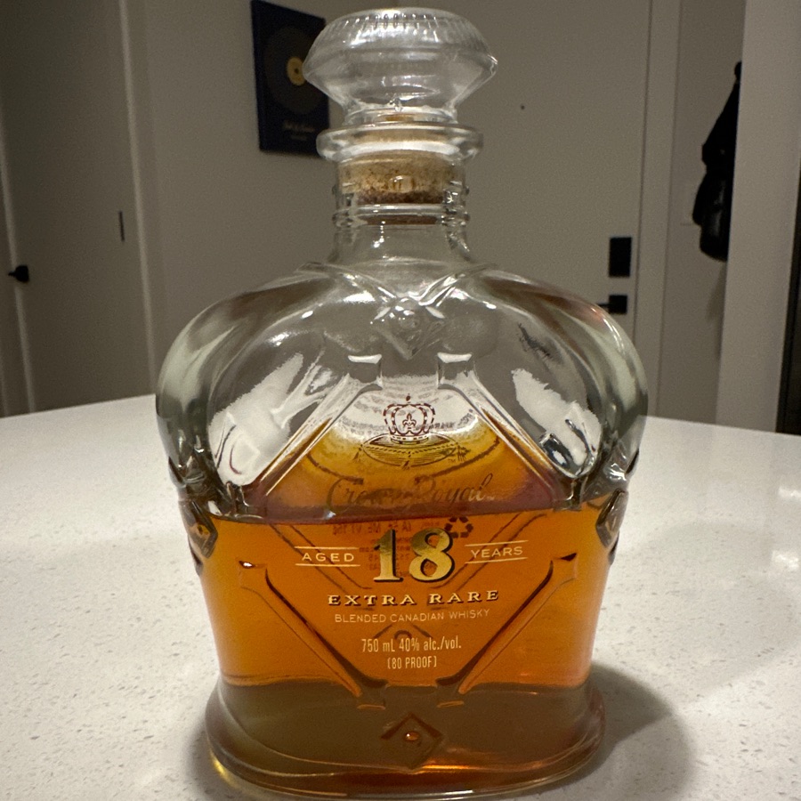 Crown Royal 18 Year Extra Rare