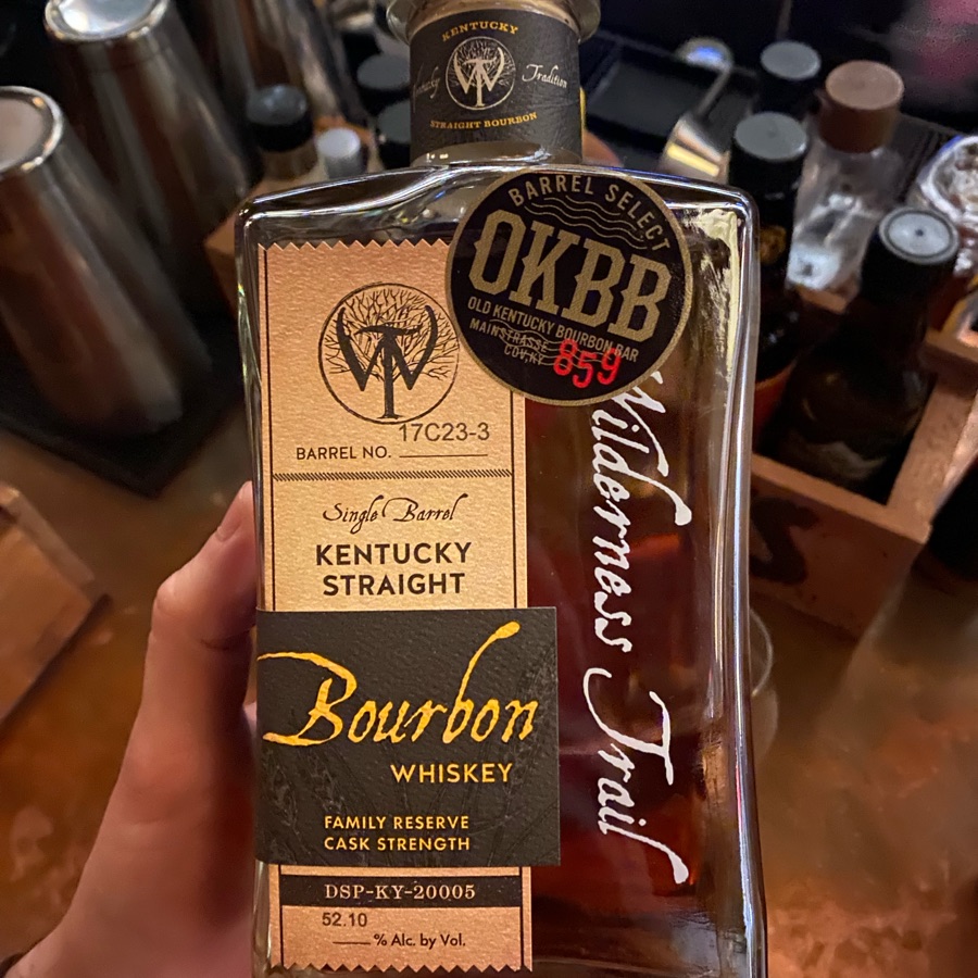 Wilderness Trail - Family Reserve Cask Strength Barrel #17C23-3 (barrel select from Old Kentucky Bourbon Bar, Covington, KY)