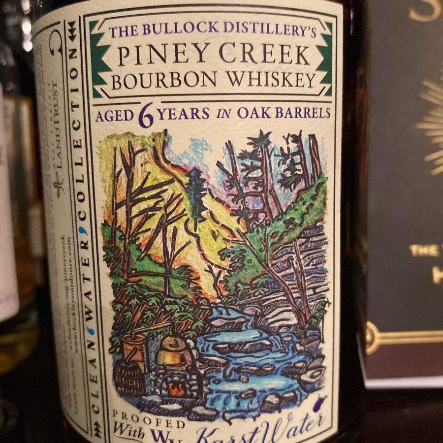 Bullock Distillery's Piney Creek Bourbon Whiskey