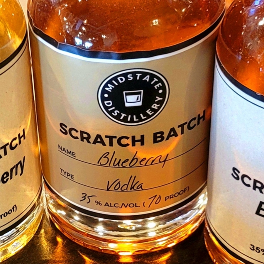 Midstate Distillery Scratch Batch Blueberry Vodka