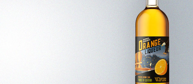 Western Fruit Exchange Barrel Reserve Orange Liqueur