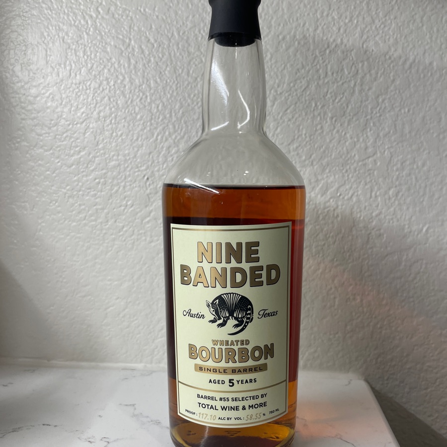 Nine Banded Wheated Bourbon Single Barrel 5 year
