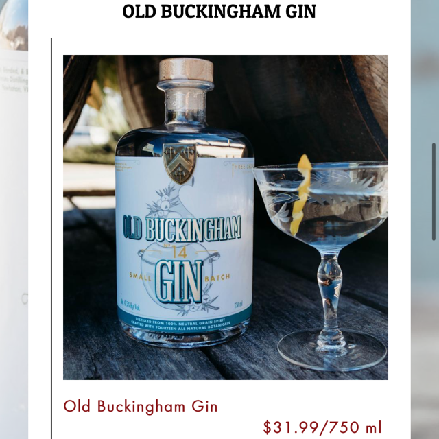 Old Buckingham Gin