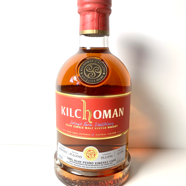 Kilchoman 100% Islay PX Cask, MS Society, 2021 Whisky Fest