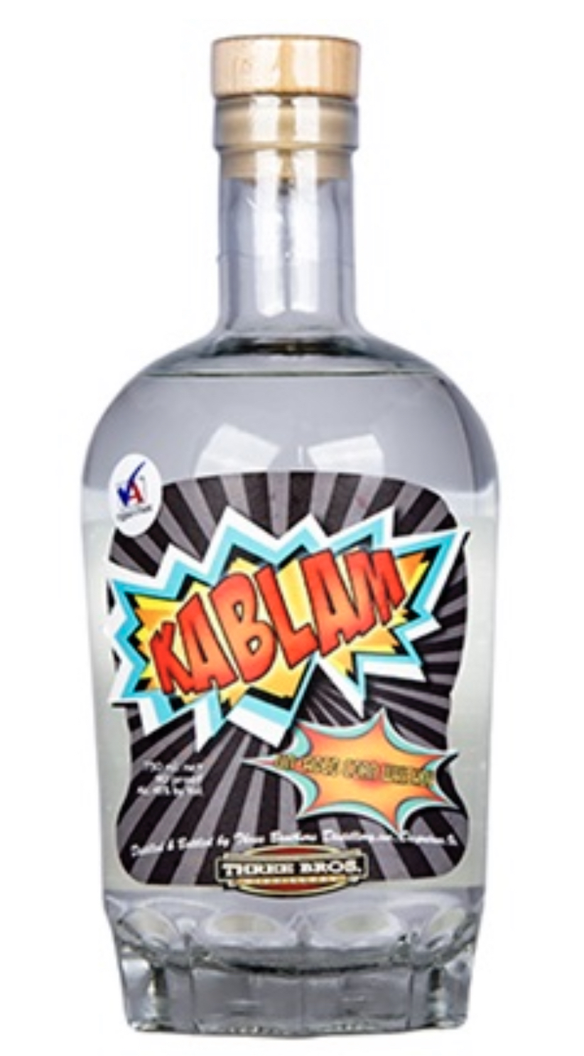 Kablam un-aged corn whiskey