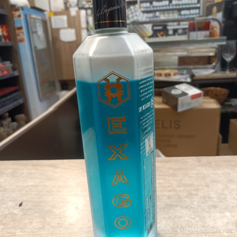 Hexagon - Blue Raspberry Flavoured Vodka