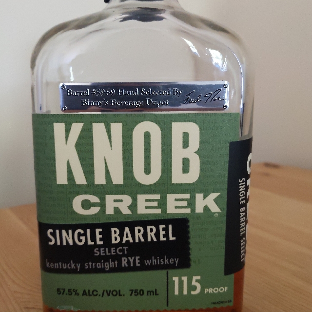 Knob Creek Single Barrel Select Rye - Binny's #5969